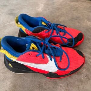 Nike Kids Sneakers Red Blue Yellow